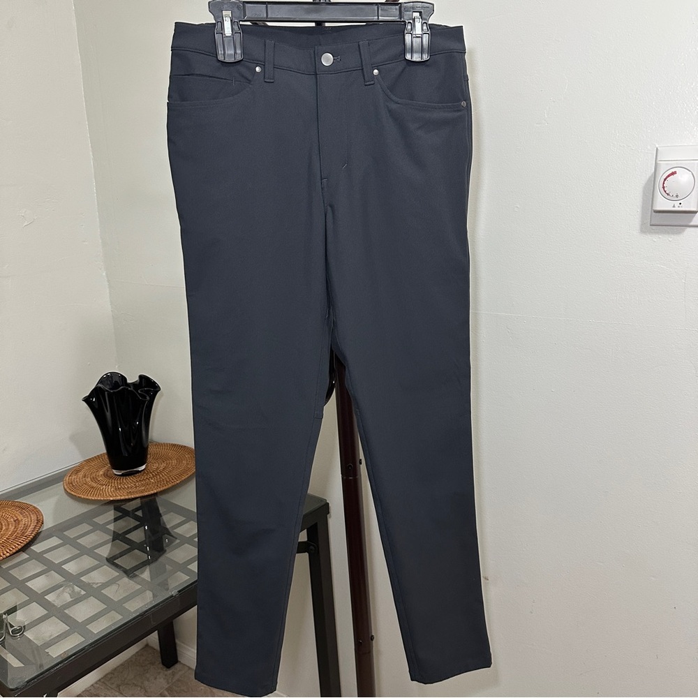 32”x32” Lululemon Sz 31 Mens ABC Trouser Slim Fit Warpstreme Color Blue MSRP$134